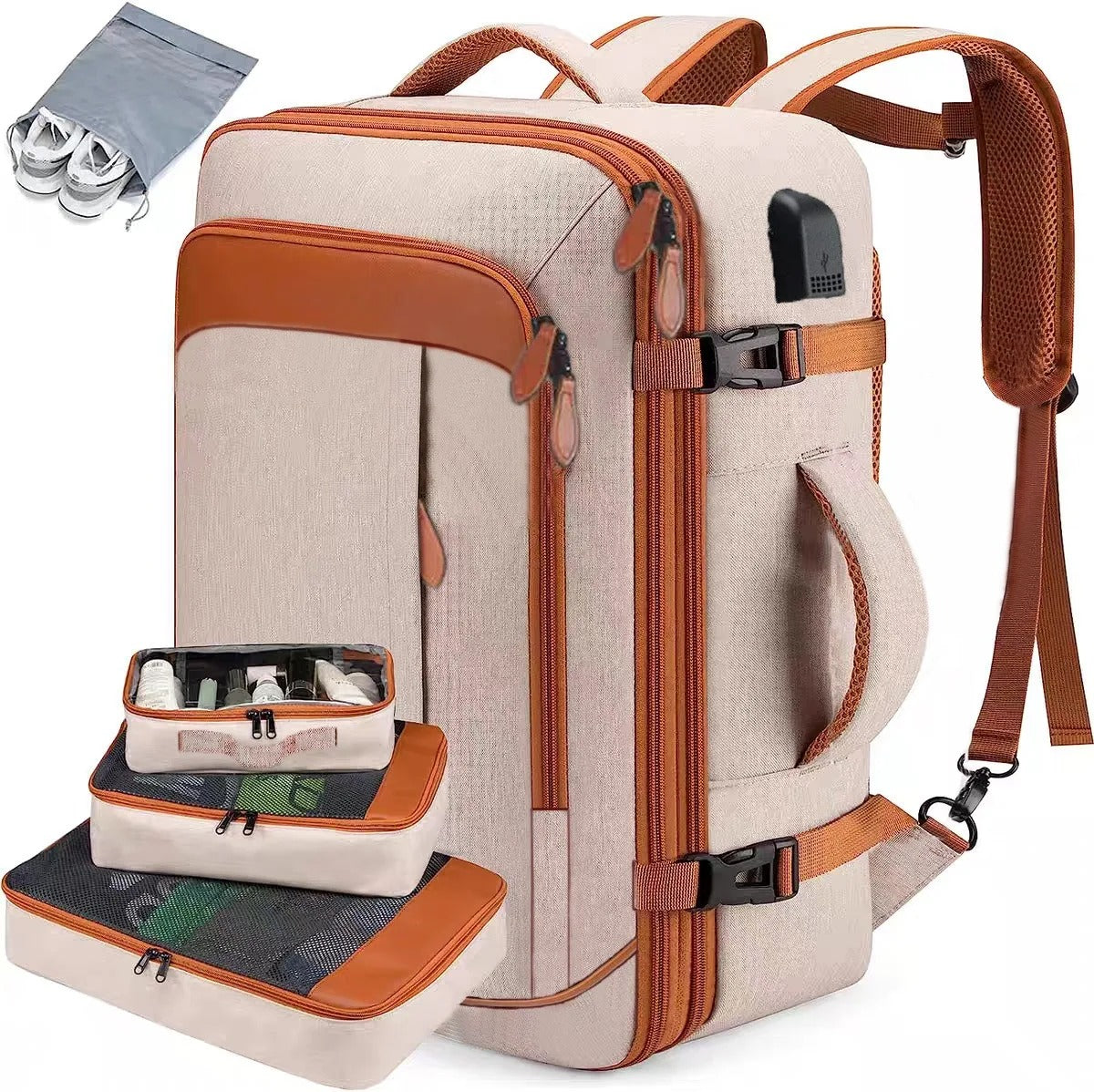 Sac à Dos de Voyage Cabine 40L Multi-Compartiments